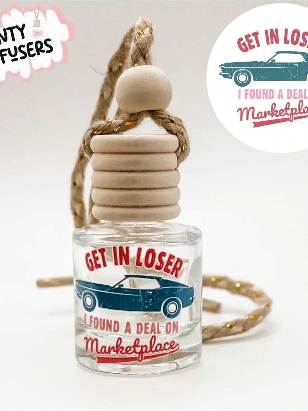 Hanging Car Diffuser Bottle - Picture 5 of 8